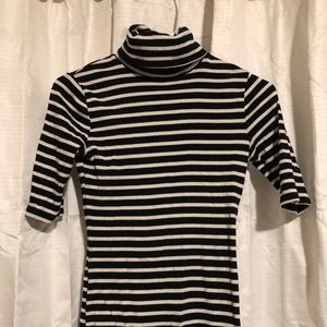 Black and White turtleneck